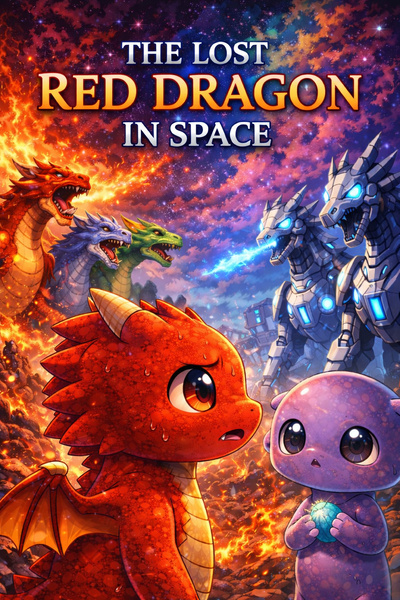 The Lost Red Dragon in Space